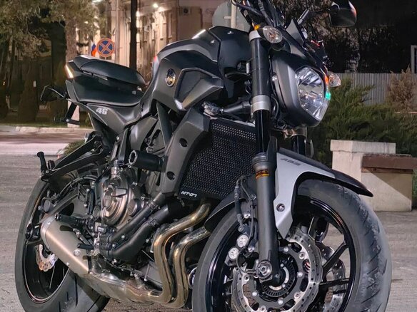2016 Yamaha MT-07 (FZ-07), чёрный, 670000 рублей - вид 7