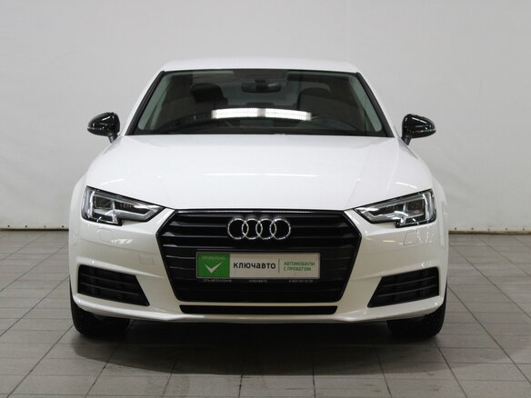 2017 Audi A4 V (B9), белый - вид 1