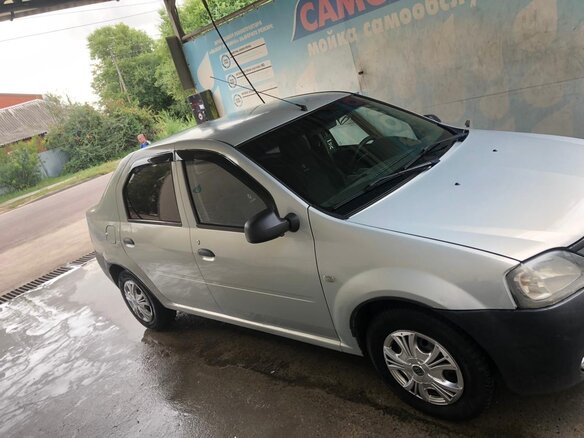 2008 Renault Logan I, серый, 220000 рублей - вид 2