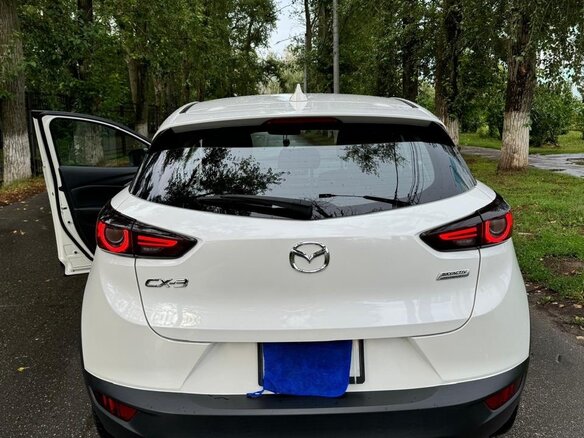 2019 Mazda CX-3 I Рестайлинг, белый, 1700000 рублей - вид 3