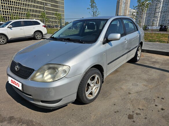 2003 Toyota Corolla IX (E120, E130), серый, 465000 рублей