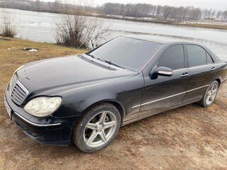 2003 Mercedes-Benz S-Класс 500 Long IV (W220) Рестайлинг, чёрный, 500000 рублей, вид 5
