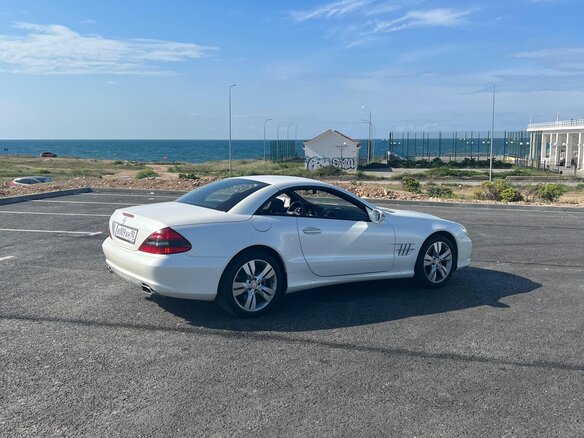 2008 Mercedes-Benz SL-Класс 350 V (R230) Рестайлинг 2, белый, 3580000 рублей - вид 5