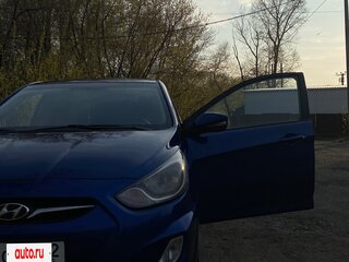 2012 Hyundai Solaris I, синий, 695000 рублей, вид 1