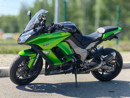 2013 Kawasaki Ninja 1000 SX, зелёный, 740000 рублей, вид 1