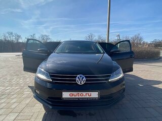 2017 Volkswagen Jetta VI Рестайлинг, чёрный, 1450000 рублей, вид 2