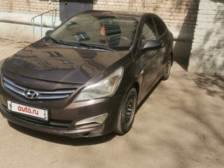2016 Hyundai Solaris I Рестайлинг, коричневый, 650000 рублей, вид 1