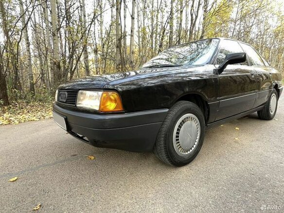 1988 Audi 80 IV (B3), чёрный, 230000 рублей - вид 2