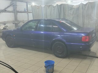 1992 Audi 100 S4 IV (C4), синий, 420000 рублей, вид 3