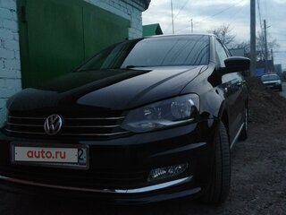 2018 Volkswagen Polo V Рестайлинг, чёрный, 1250000 рублей, вид 1