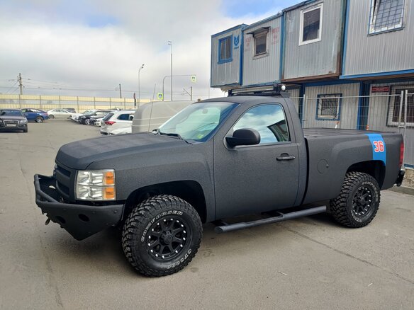 2012 Chevrolet Silverado II (GMT900), чёрный
