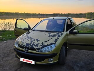 2003 Peugeot 206, жёлтый, 170000 рублей, вид 1