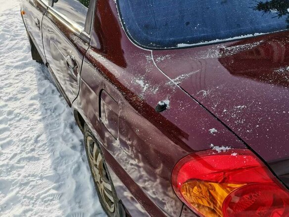 2006 Kia Spectra I Рестайлинг 2, пурпурный - вид 6