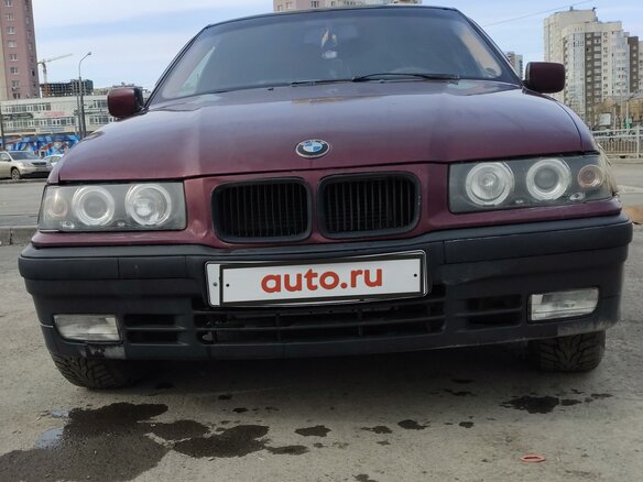 1995 BMW 3 серии 316i III (E36), фиолетовый - вид 2