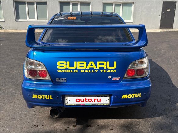 2002 Subaru Impreza WRX II, синий - вид 4