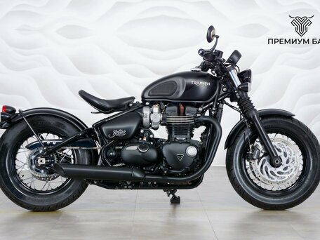 2017 Triumph Bonneville Bobber, чёрный, 1127000 рублей, вид 1