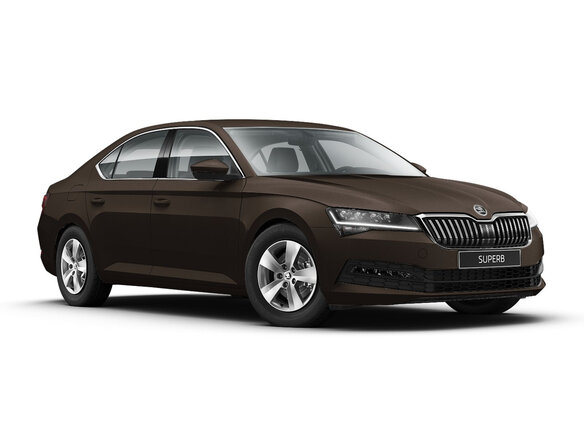 2021 Skoda Superb III Рестайлинг, коричневый