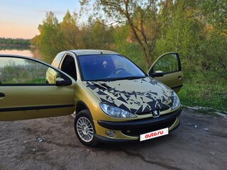 2003 Peugeot 206, жёлтый, 170000 рублей, вид 2