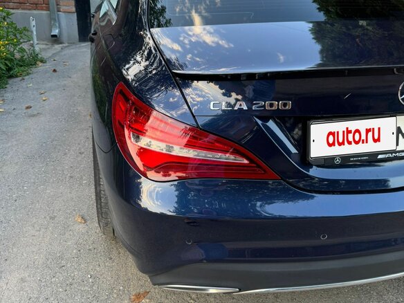 2017 Mercedes-Benz CLA 200 I (C117, X117) Рестайлинг, синий, 1800000 рублей - вид 35