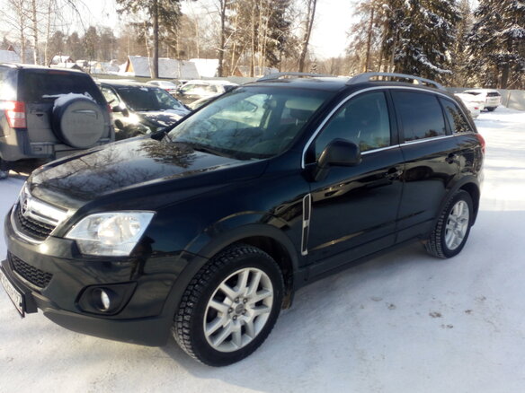 2012 Opel Antara I Рестайлинг, чёрный, 1250000 рублей - вид 2