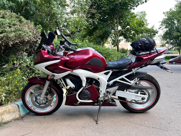 2006 Yamaha FZ6, красный, 380000 рублей - вид 1