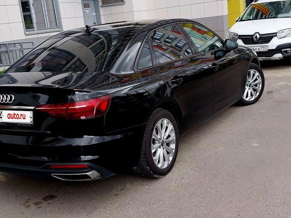 2021 Audi A4 35 TFSI Long V (B9) Рестайлинг, чёрный - вид 2