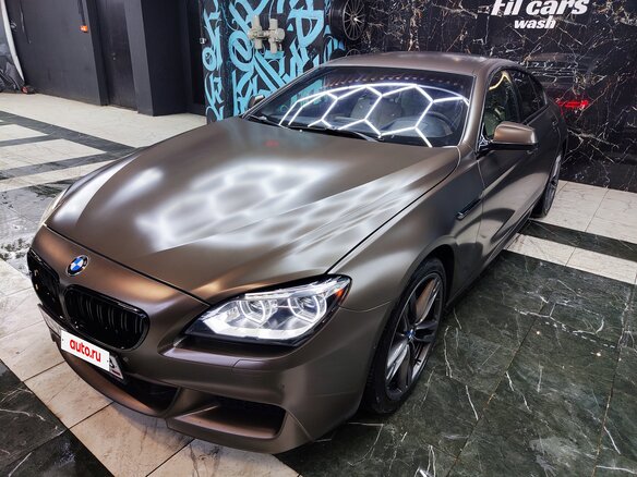 2013 BMW 6 серии Gran Coupe 640d xDrive III (F06/F13/F12), коричневый, 2500000 рублей - вид 4