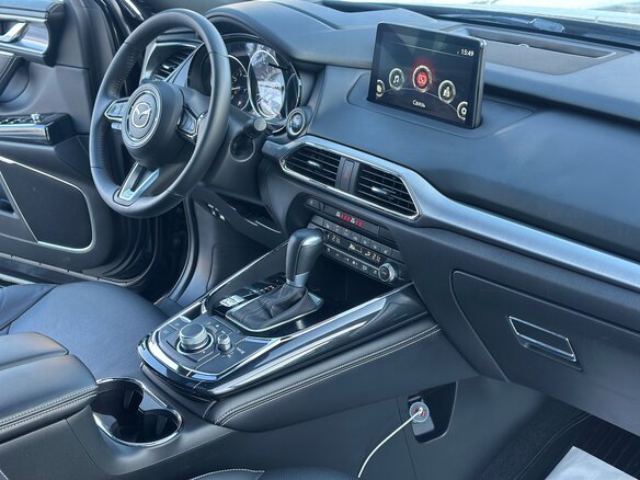 2021 Mazda CX-9 II Рестайлинг, чёрный - вид 32