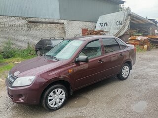 2013 Lada (ВАЗ) Granta I, пурпурный, 400000 рублей, вид 4