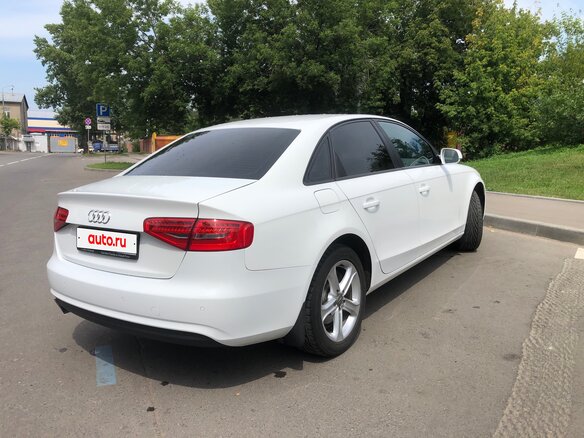 2012 Audi A4 IV (B8) Рестайлинг, белый, 1650000 рублей - вид 5
