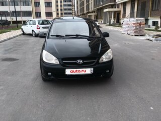 2008 Hyundai Getz I Рестайлинг, чёрный, 430000 рублей, вид 1