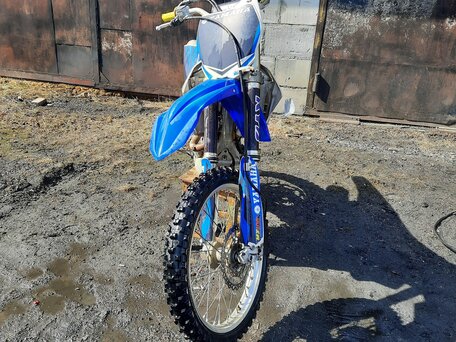 2009 Yamaha YZ250F, синий, 190000 рублей, вид 3