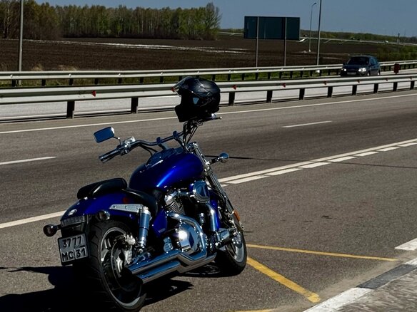 2005 Honda VTX 1800, синий, 900000 рублей