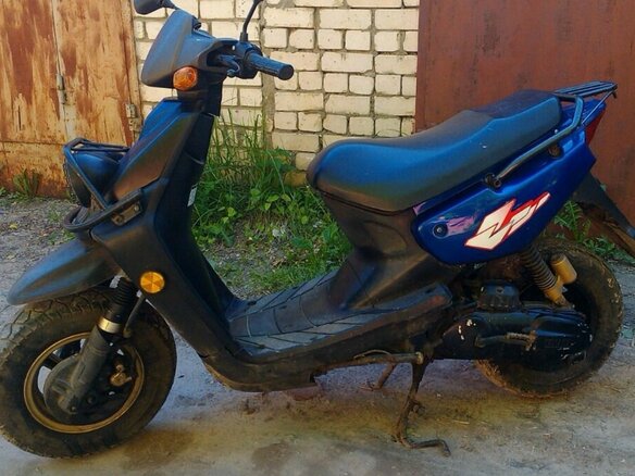 2006 Yamaha BWs, синий, 150000 рублей