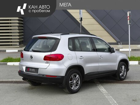 2013 Volkswagen Tiguan I Рестайлинг, серебристый, 1258000 рублей, вид 2
