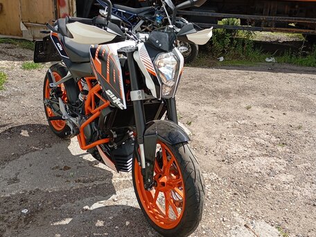 2014 KTM 390 Duke, белый, 500000 рублей, вид 1