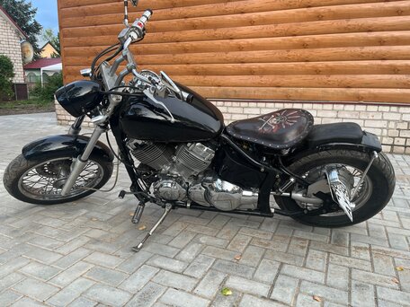 1996 Yamaha XVS400 Drag Star, чёрный, 320000 рублей, вид 1