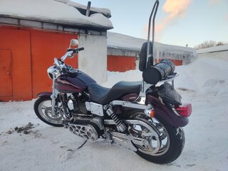 2001 Harley-Davidson Dyna Low Rider, пурпурный, 920000 рублей, вид 4