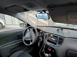 2007 Kia Rio II, серебристый, 499000 рублей, вид 4