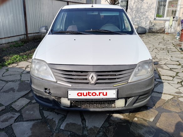 2012 Renault Logan I Рестайлинг, белый, 170000 рублей
