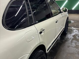 2008 Porsche Cayenne I Рестайлинг (957), белый, 1850000 рублей, вид 3
