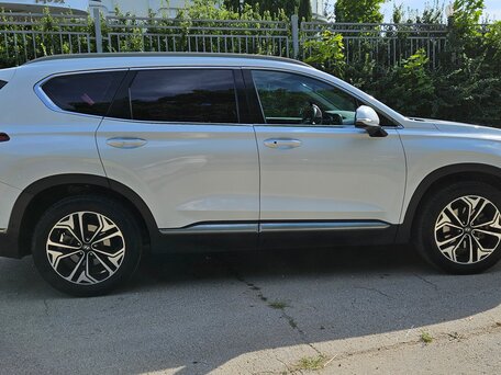 2018 Hyundai Santa Fe IV, белый, 2700000 рублей, вид 4