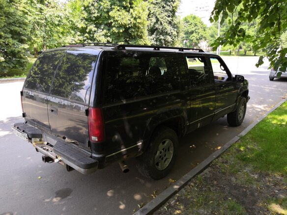1995 GMC Suburban, чёрный - вид 3