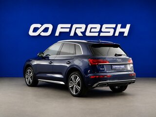 2021 Audi Q5 40 TDI II (FY) Рестайлинг, синий, 4399000 рублей, вид 2