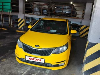 2015 Kia Rio III, жёлтый, 465700 рублей, вид 2