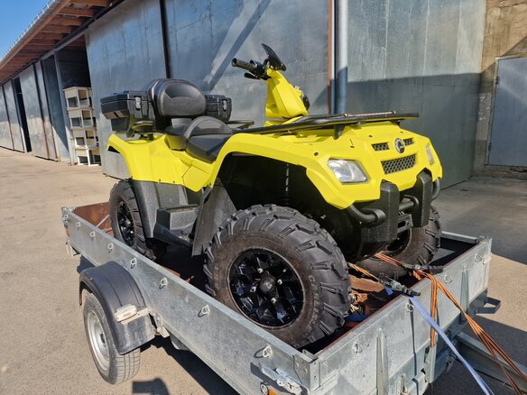 2011 BRP Can-Am Outlander 400, жёлтый, 370000 рублей - вид 6