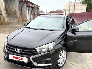 2016 Lada (ВАЗ) Vesta I, чёрный, 620000 рублей, вид 1