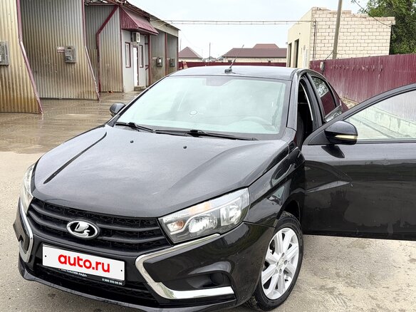 2016 Lada (ВАЗ) Vesta I, чёрный, 620000 рублей