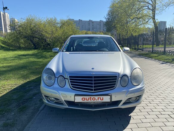 2007 Mercedes-Benz E-Класс 280 III (W211, S211) Рестайлинг, серебристый - вид 1