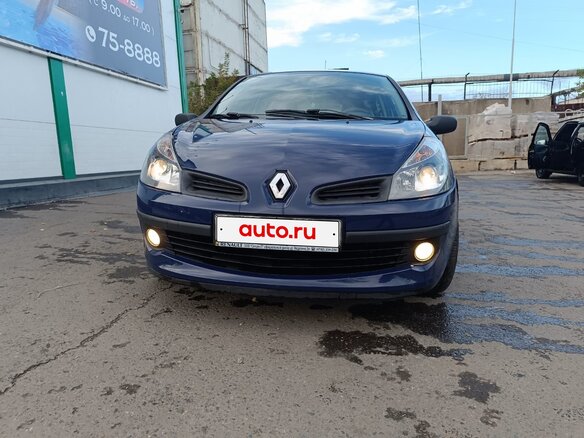 2008 Renault Clio III, синий, 450000 рублей - вид 1